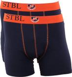 Suitable Boxershort 2Pack Donkerblauw Oranje maat XXL Heren, Kleding | Heren, Ondergoed, Verzenden, Blauw, Suitable, Boxer