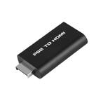 PS2 naar HDMI Converter - 480i/480p/576i - Zwart - Geschikt, Nieuw