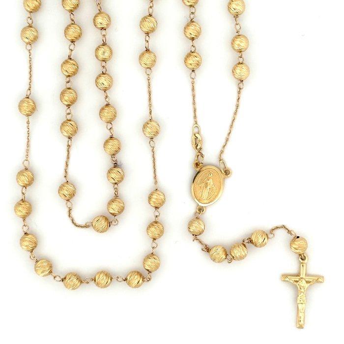 Handmade - Halsketting - Rosario - 15 g - 18 karaat Geel, Handtassen en Accessoires, Kettingen