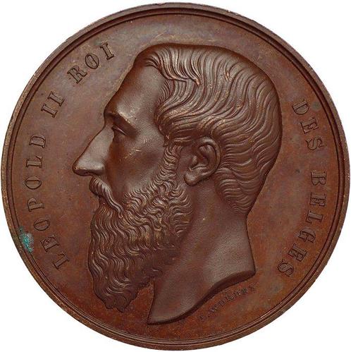 Congo-vrijstaat. Leopold II. Medal 1876 - Jean Baptiste, Timbres & Monnaies, Monnaies | Pays-Bas