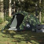 vidaXL Tunneltent 3-persoons waterdicht camouflage, Verzenden, Nieuw