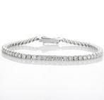 Zonder minimumprijs - Armband - 14 karaat Witgoud - 4.30ct., Handtassen en Accessoires, Armbanden, Nieuw