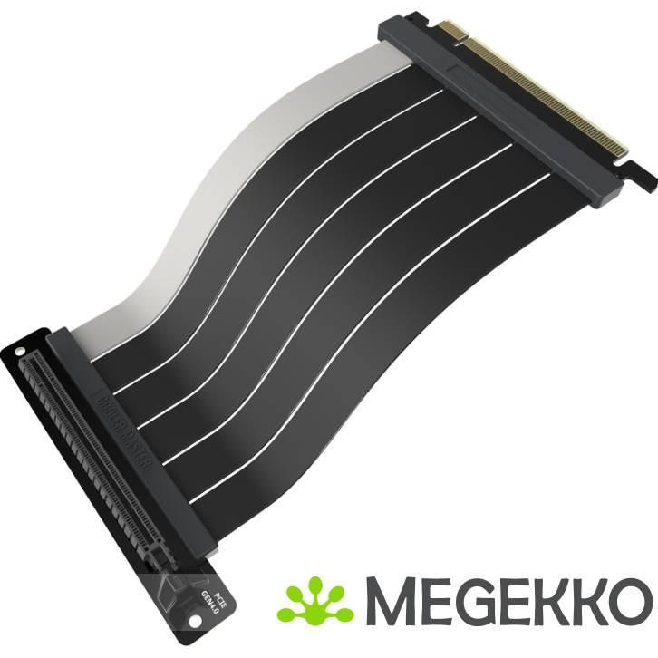 Cooler Master Riser Cable PCIe 4.0 x16 300mm V2, Computers en Software, Pc- en Netwerkkabels, Nieuw, Verzenden