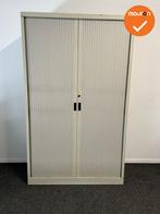 Roldeurkast - B-keuze - Basic - 195x120x45 - Wit beige - Zwa, Werkplek, Ophalen of Verzenden, Gebruikt, Kast