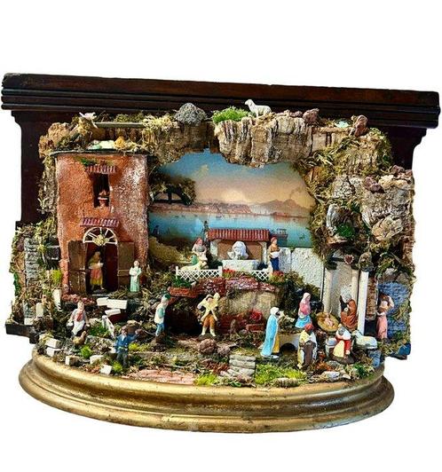 Crèche Presepe artistico in miniatura - san gregorio armeno, Antiek en Kunst, Kunst | Niet-Westerse kunst