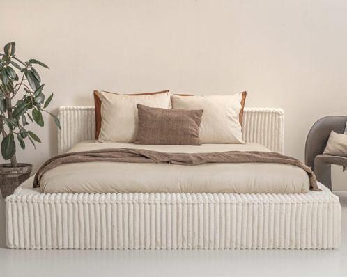 Adore Melody Pearl Beige Opbergboxspring, Huis en Inrichting, Slaapkamer | Boxsprings