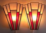 Wandlamp (2) - Glas - Art Deco stijl