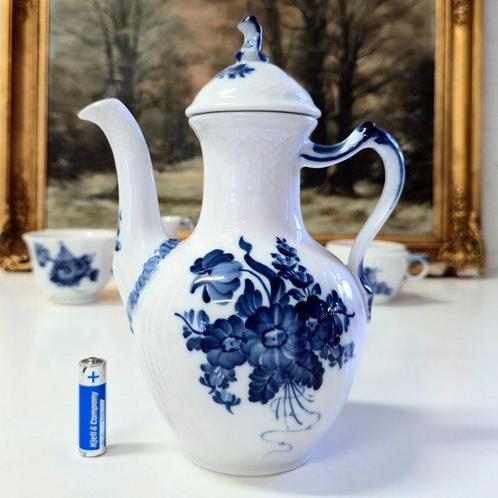 Royal Copenhagen - Service à café (4) - Blue Flower -, Antiek en Kunst, Antiek | Meubels | Tafels
