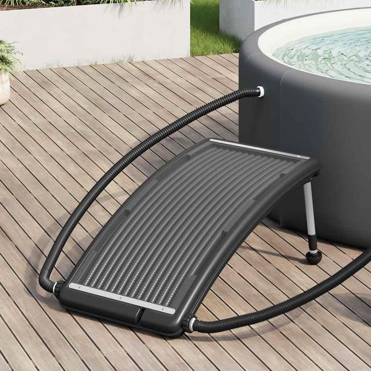 vidaXL Zwembadverwarmingspaneel solar gebogen 110x65 cm, Tuin en Terras, Zwembaden, Nieuw, Verzenden