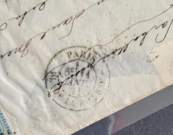 Frankrijk 1870/1871 - Twee ballonnen opgevaren op 4 en 11, Postzegels en Munten, Postzegels | Europa | Frankrijk