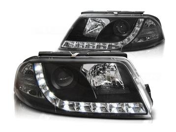 True LED DRL koplampen Black geschikt voor VW Passat 3BG, Verzenden