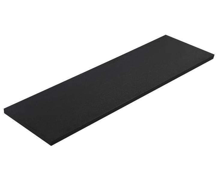 Wastafelblad Angela 160 x 48 x 3,5 cm - Zwart Houtnerf, Huis en Inrichting, Badkamer | Badkamermeubels, Nieuw, Verzenden