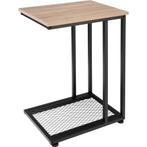 tectake Bijzettafel Eton 48x35x66cm - Industrieel licht hout, Verzenden, Nieuw