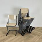 Marko complete set van 8 schoolstoelen, (groen stip), ahorn, Gebruikt, Hout