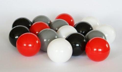 Ballenbak ballen 300 stuks 7cm, wit, rood, grijs, zwart, Kinderen en Baby's, Speelgoed | Babyspeelgoed, Nieuw, Ophalen of Verzenden