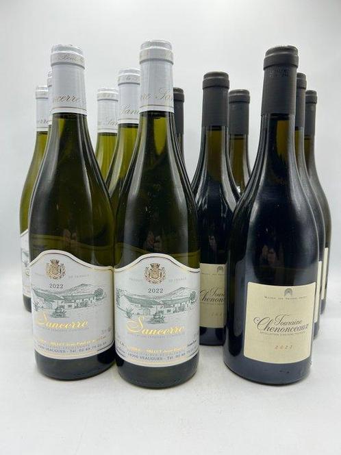 2022 x 6 Sancerre Briou & x 6 Chenonceaux blanc Maison des, Collections, Vins