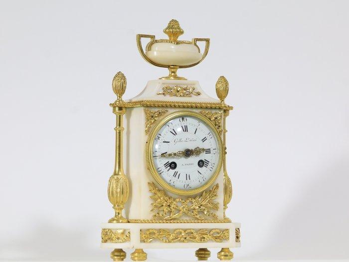 Pendule de cheminée Louis XVI - Planchon - Antique - Bronze, Antiek en Kunst, Antiek | Klokken