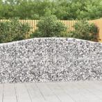vidaXL Schanskorven 15 st gewelfd 400x50x100/120 cm ijzer, Tuin en Terras, Verzenden, Nieuw