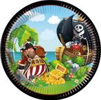 8 Paper plates large 23cm FSC Island Pirates, Hobby & Loisirs créatifs, Verzenden