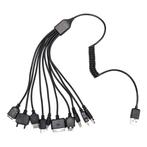 10 in 1 Multifunctionele USB Kabel - Oplader Oplaadkabel, Télécoms, Verzenden
