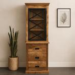 Buffetkast Mangohout Milan 65 X, Huis en Inrichting, Nieuw, 50 tot 100 cm, Industriële meubels, 25 tot 50 cm