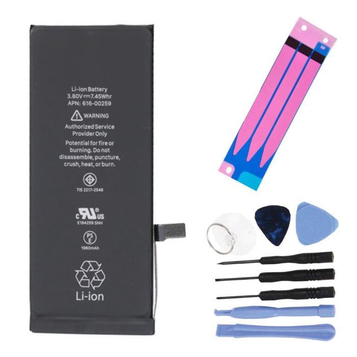 iPhone 7 Batterij Reparatieset (+ Gereedschap & Adhesive, Telecommunicatie, Mobiele telefoons | Toebehoren en Onderdelen, Nieuw