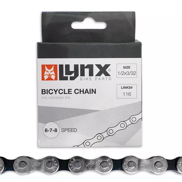 Fietsketting 6-7-8 speed Lynx, Fietsen en Brommers, Fietsonderdelen, Nieuw, Verzenden
