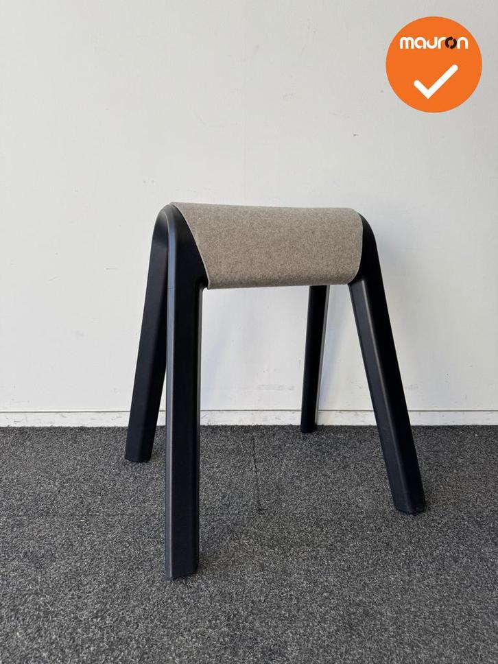 Wilkhahn - kruk - Zwart - grijze stof, Articles professionnels, Aménagement de Bureau & Magasin | Mobilier de bureau & Aménagement