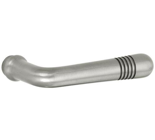 Deurklink Art-Deco mat nikkel ongelakt, Doe-het-zelf en Bouw, Hang- en Sluitwerk, Klink of Kruk, Nieuw, Overige materialen