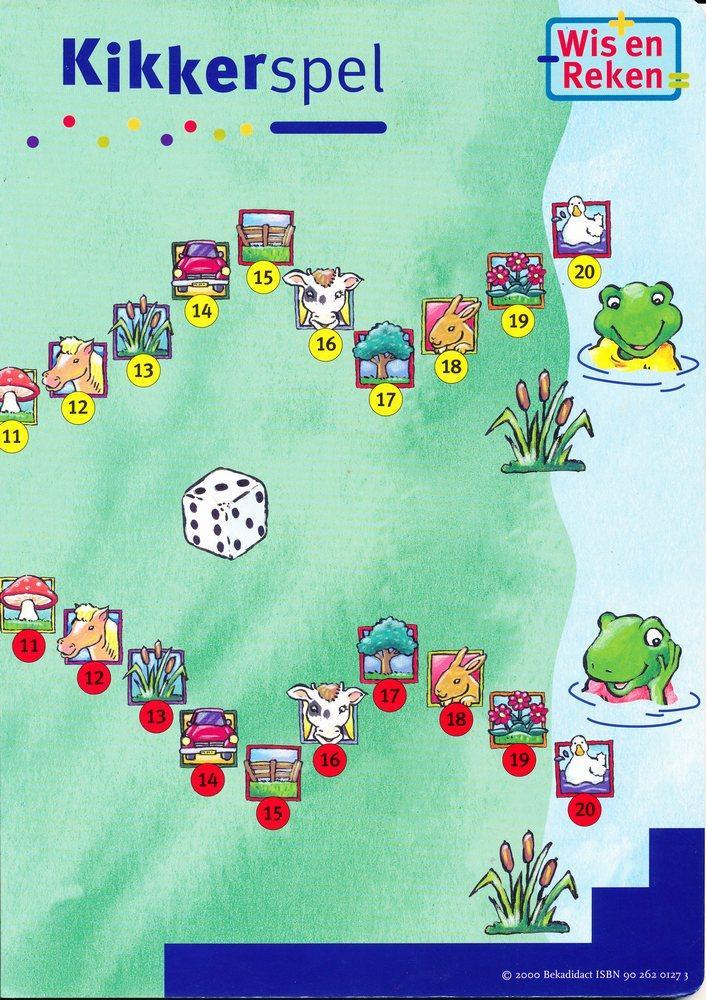 Wis en Reken Kikkerspel/Roversspel, Boeken, Schoolboeken, Verzenden