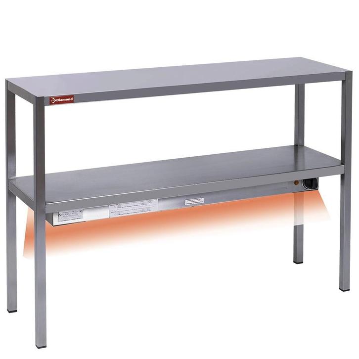 Chefrek | Verwarmd | 2 Niveaus | 230V | 1600x300x700(h)mm, Zakelijke goederen, Horeca | Keukenapparatuur, Nieuw in verpakking