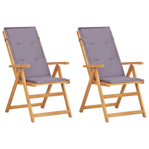 Tuinstoelen Acaciahout - Bruin & Verstelbaar | Tweede Kansje, Tuin en Terras, Tuinstoelen, Nieuw, Hout, Verzenden