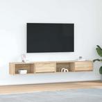 vidaXL Tv-meubelen 2 st 100x31x25,5cm bewerkt hout sonoma, Huis en Inrichting, Kasten |Televisiemeubels, Verzenden, Nieuw
