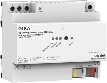 Gira Knx Voeding 1280Ma Met Geïntegreerde Spoel - 213800, Verzenden