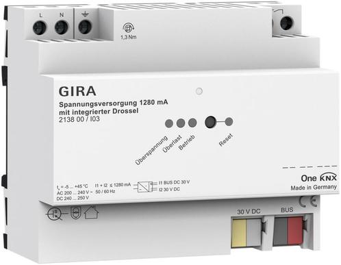 Gira Knx Voeding 1280Ma Met Geïntegreerde Spoel - 213800, Doe-het-zelf en Bouw, Elektriciteit en Kabels, Verzenden