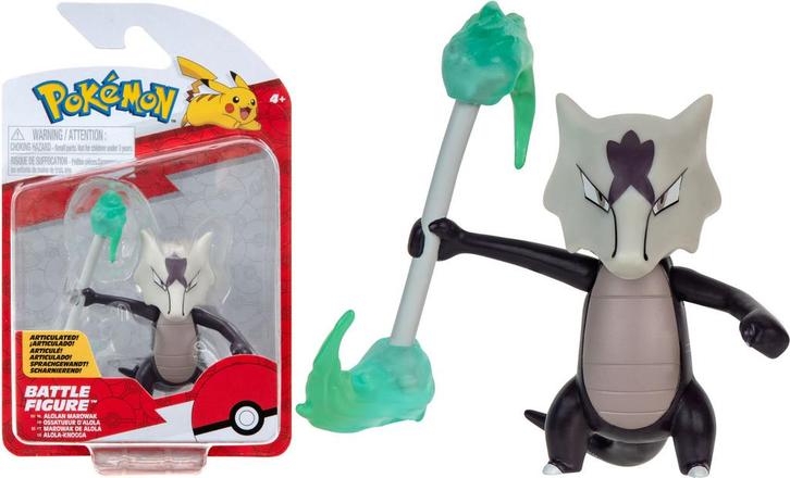 Jazwares Pokémon Battle Figure-Alolan Marowak (Diversen), Verzamelen, Poppetjes en Figuurtjes, Ophalen of Verzenden