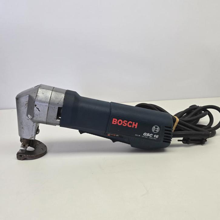 Bosch GSC 16 Plaatschaar 220V | Nette Staat, Doe-het-zelf en Bouw, Gereedschap | Overige machines, Nieuw, Ophalen of Verzenden