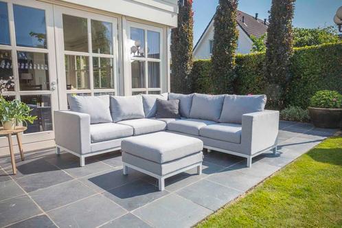 Flow. Loungeset Square B lead chiné |   Sunbrella | SALE, Tuin en Terras, Tuinsets en Loungesets