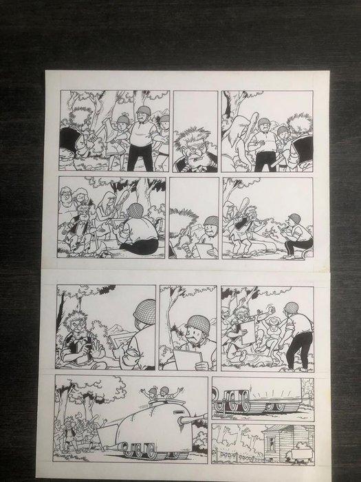 Mark Verhaegen - 1 Original page - Suske en Wiske - De, Boeken, Stripverhalen