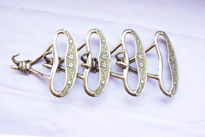 Cosma - Hoedenstandaard - Messing, 1950/60 - Set van vier, Antiek en Kunst, Kunst | Designobjecten