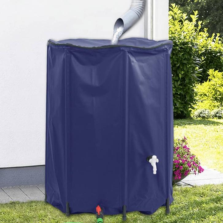 vidaXL Watertank met kraan opvouwbaar 1350 L PVC, Tuin en Terras, Overige Tuin en Terras, Nieuw, Verzenden