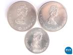 Online Veiling: 3 Zilveren munten (122,60 gram)|65506