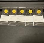 Duitsland. 5x 20 Mark 1/1000 Oz (.999) (Zonder minimumprijs), Postzegels en Munten