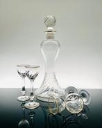 Drankservies (5) - Kristal - Mogelijk Baccarat, Antiek en Kunst, Antiek | Glaswerk en Kristal