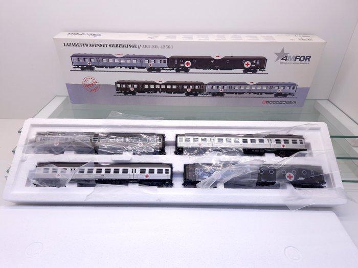 Märklin, 4MFOR H0 - 42563 - Ensemble de wagons de passagers, Hobby en Vrije tijd, Modeltreinen | H0