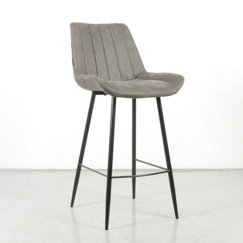 Barkruk Eskilstuna - Antraciet, Huis en Inrichting, Stoelen, Gebruikt, Ophalen of Verzenden