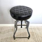 Kruk - In hoogte verstelbaar - Leder - Draaikruk