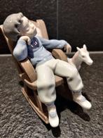 Lladró - Beeldje, Slapend jongetje met hobbelpaard - 12 cm -, Antiek en Kunst