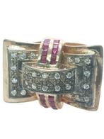 Zonder Minimumprijs - Ring - 14 karaat Zilver, Roségoud, Nieuw