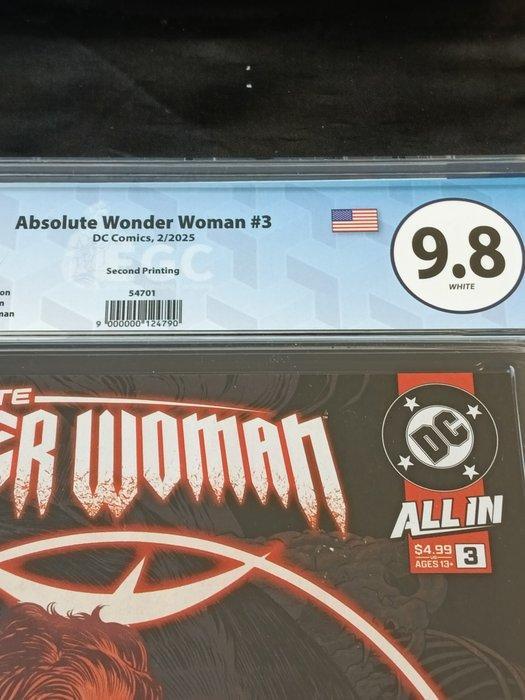 Absolute Wonder Woman #3 - 2nd Printing - EGC 9.8 - The Last, Livres, BD | Comics